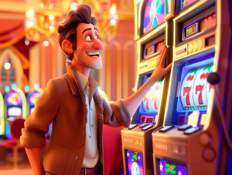 Meja Blackjack Taruhan Langsung dengan dealer dan kartu di studio ello slot